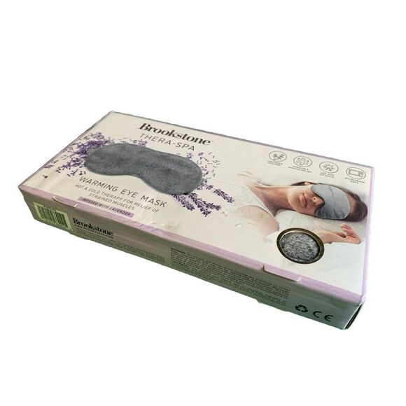Brookstone Thera-Spa Heated Relief Eye Mask Stress Hot & Cold Therapy - NWOT - Picture 3 of 3